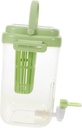 Large Capacity Kettle Faucet Food-grade Plastic Beverage Dispenser for Refrigerator for Juices Tea and