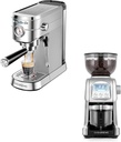 CASABREWS CM5418 Espresso Machine 20 Bar with Tornado Electric Conical Burr Coffee Grinder