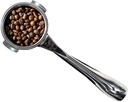 CafeSing COD 58mm Espresso Portafilter, All Stainless Steel, 180° Horizontally Lay Flat, Bottomless, 2 Ears