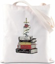 FOTAP Novel Inspired Gift Fantasy Novel Inspired Gift Books Lover Gifts A Court of Thorns and Rose Tote Bag SJM