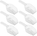 VOSAREA 6pcs Popcorn Scoop Ice Shovel Large Capacity Food Scoop for Kitchen Bar Restaurant Dessert Shop