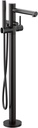 Moen 395BL Align One-Handle Freestanding Floor Mount Tub Filler with Handshower, Matte Black