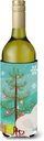 Caroline's Treasures BB9350LITERK White Holland Turkey Christmas Wine Bottle Hugger, Teal Bottle Cooler Sleeve Hugger Machine Washable Collapsible Insulator Beverage Insulated Holder