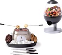 Sharper Image® S'mores & Candy Treats Bundle – Electric S'mores Maker with Touch-Activated Candy Dispenser, Perfect for Parties, Family Fun, and Home Entertainment