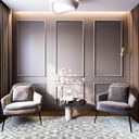 Ready to Go Wall Molding Kit - 3 Upper & 3 Bottom Frames | Easy Installation