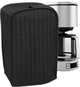 RITZ Premium Universal Coffee Maker Cover, 16" x 11.5" x 7.75", Durable, Long-Lasting, High-Quality, Lightweight Polyester and Cotton Blend, Black