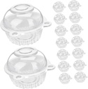 Cabilock 100pcs Dessert Cups Cupcake Carriers Cake Boxes Muffin Cake Box Mousse Cups Party Accessory