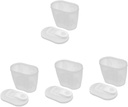 Ciieeo 4pcs Food Storage Container Airtight Seal for Grains Snacks and Pantry Organization Capacity Jar for Use