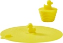Yellow Duck Bath Tub Stopper Set - 2 Pack Universal Silicone Bath Plug Drain Covers for Bathroom Sink and Bathtub - Cute and Practical Bathtub Drain Stopper and Floor Drain Cover Combo