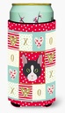 Caroline's Treasures CK5081TBC American Polydactyl Cat Love Tall Boy Hugger, Red Can Cooler Sleeve Hugger Machine Washable Drink Sleeve Hugger Collapsible Insulator Beverage Insulated Holder