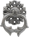 Door Knocker Door Knocker Solid Casting Iron Flowers Door Knock Outdoor Vintage Door Handle for Home Front Door Door Ring Knocker Unique