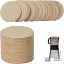 Coffee Filters Compatible with OXO Cold Brew Coffee Maker, 500 Pcs Round Unbleached Paper Filters for OXO Good Grips 32 Ounce Cold Brew Maker