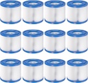 12 Pack Type VI Hot Tub Filters Cartridge Replacement for Saluspa Hot Tub Compatible with Lay-Z-Spa，Coleman SaluSpa 90352E, 58323E, 58323 Swimming Pool Pump