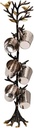 EMANUEL Yair Kiddush Cup Set - Hammered Metal Wine Cups on Tree of Life Stand - Set of 6