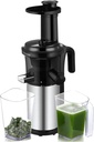 Cold Press Juicer with Quiet Motor,Slow Masticating Juicer Extractor,Reverse Function for Fresh Healthy Fruits and Vegetables Juice, Easy to Clean