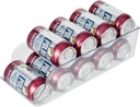 Home Basics Clear Soda Can Organizer, 13.58"x5.43"x3.74"