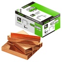 meite Carton Closing Staples 16 Gauge 1-3/8" Wide Crown 3/4" Leg Copper-Coated Carton Staples for Pneumatic or Manual Box Stapler Gun - Cardboard Closer Packaging (1,600PCS)