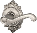 SCHLAGE Lock Company SCHLAGE Right Handed Lever with SCHLAGE Trim Non-Turning Lock, Satin Nickel (F170 FLA 619 BRK RH)
