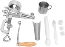 Wheatgrass Juicer, Stainless Steel Manual Wheatgrass Juicer Fruit Extractor Hand Vegetables Squeezer for Grape Celery Kale Spinach Parsley