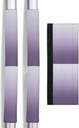 Refrigerator Door Handle Cover Purple Ombre Dishwasher Microwave Oven Fridge Stove Handles Gradient Gradual Color Fridge Protector Kitchen Appliance Decor Set of 2