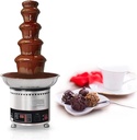 Electric Chocolate Fountain Machine, 4/5/6/7 Tiers, 304 Stainless Steel Chocolate Fondue Waterfall Hotpot with Temperature Control for Commercial