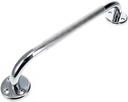 BodyMed 16-inch Chrome Plated Steel Grab Bar - Anti-Slip, Safety Aid Support for Bathrooms, Showers, Bathtubs and Toilets - Perfect for Adults and Seniors