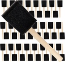 Pro Grade - Foam Brushes - 2 Inch - 48 Piece Poly Foam Brush Set