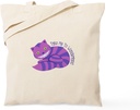 CafePress Take Me To Wonderland Tote Bag Reusable Natural Beige Canvas Shopping Bag