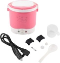 Portable Rice Cooker for Travel Mini 12V 100W 1L Electric Portable Multifunctional Rice Cooker Food Steamer for Cars Can be Used As Electric Lunch Box(green)