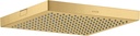 AXOR ShowerSolutions 10-inch Modern Showerhead 1-Spray RainAir in Brushed Gold Optic, 10926251
