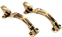 eSplanade Brass Door Handle Pair (2 pcs) | Home Decor | Door Decor | Pair of Brass Door Handles (Horse Head)