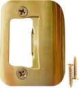 Gator Door Latch Restorer - Strike Plate (Bright Brass)