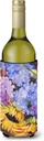 Caroline's Treasures JMK1175LITERK Hydrangeas and Sunflowers Wine Bottle Hugger Bottle Cooler Sleeve Hugger Machine Washable Collapsible Insulator Beverage Insulated Holder