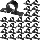100 Pack 3/4 Inch Black Pipe Supports Suspension Clamp Pipe Clamps Pex Clamps for Pex, Copper, Cpvc