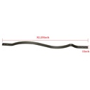 Deck Balusters 61 Pack Metal Deck Spindles, 32-1/4"x1" Staircase Baluster with Screws, Black Metal Deck Railing for Wood and Composite Deck, Stylish Baluster for Outdoor Stair Deck Porch