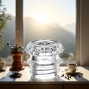 Glass Top Replacement Knob for Coffee Percolator,Coffee Percolator Glass Top Replacement Transparent Glass Top for Percolator Replacement Parts for Coffee Pot Coffee Filters,Suitable for 30mm diameter