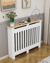 Modern Radiator Covers Wall Heater Cover Cabinet Shelf Bathroom Floor Radiator Shelve, Hide Cluttered Pipes/Easy to Install(19.7"Lx23.6"Hx7.9"W)