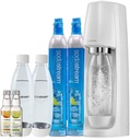 SodaStream Fizzi Sparkling Water Maker Bundle (White), with CO2, BPA free Bottles, and 0 Calorie Fruit Drops Flavors