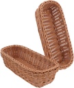 PRETYZOOM Sturdy Non-skid Cutlery Woven Storage Basket Kitchen Utensil Organizer Seasoning Jar Holder