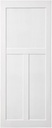28" x 84" T Style Primed MDF Door Slab - Modern Interior Door Panel - DIY Ready to Assemble Door for Barn & Pre-Hung Doors - White