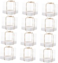 Homoyoyo 12pcs Cupcake Packing Boxes Bakery Boxes for Individual Desserts for Weddings Parties and Special Occasions Showcase Your Treats Style