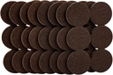 SoftTouch 48 Pack Heavy Duty 1.5" Felt Furniture Pads – Self-Adhesive Floor Protectors for Hardwood, Tile, Laminate – Scratch & Noise Reduction for Chairs, Tables, Couches – Brown