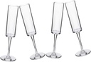 4pcs Cocktail Goblets Stemware for Wine Juice and Parties Elegant Unbreakable Design for Weddings Anniversaries and Celebrations