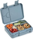 noüka Chill Bento Lunch Box | Easy to Open Latches | Spill Proof Design | 6-Compartment Removable Tray | Wave