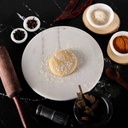 SWADESHI BLESSINGS Vintage HandCrafted Marble Chakla/Indian Roti Maker/Bread Maker/Marble Plate For Chapatti/Marbles Chopping Board/Pizza Makers/Dough Roller