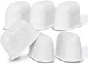 Activated Carbon Water Filter Replacement for KitchenAid Espresso Machine KES6551 Series - Premium 6-Pack Charcoal Water Filters Replacement Part