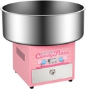 Cotton Candy Machine Commercial, Electric Cotton Candy Maker for Kids with 20 inch Stainless Steel Bowl for Family, Party, Amusement Park, Carnival- Pink