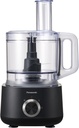 Panasonic Food Processor, Electric Vegetable Choppers for Speedy Food Prep, 5 Attachments to Shred, Whip, Mince, Chop, Grind, Shred, and Slice, 10-cup Bowl Capacity, Small Kitchen Appliances - MK-F511