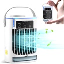 Portable Air Conditioner Fan, Small Air Conditioner Cooling Fan with 3 Fresh Wind Speeds and Handle, Personal USB Rechargeable Air Cooler, for Car Bedroom Office Home Tent Camping