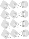 60pcs Adhesive Plate Hooks Sticky Wall Hooks for Plates Photo Frames and Art Decor for Walls